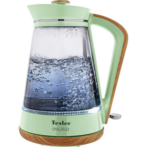 Чайник электрический Tesler KT-1750 GREEN капучинатор tesler mf 240 зеленый