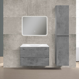 

Мебель для ванной Vincea Fine 80 подвесная, Beton, Fine 80 подвесная, Beton