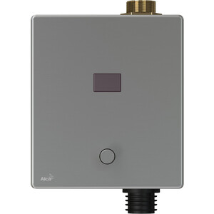 Устройство смыва AlcaPlast сенсорное/механическое, питание от 6V от батареек, матовая (ASP3-KBT) устройство смыва alcaplast сенсорное 12v питание от сети матовая asp3 k