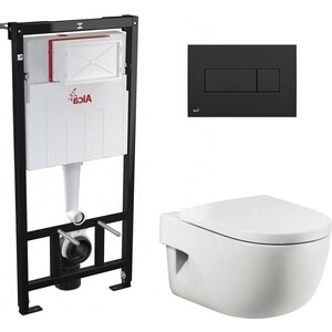 

Комплект унитаза Roca Meridian Compact с инсталляцией, кнопкой, сиденьем микролифт, Meridian Compact с инсталляцией, кнопкой, сиденьем микролифт