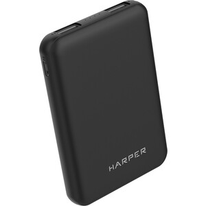 фото Внешний аккумулятор harper pb-5001 black (2xusb 2a, 5000mah, li-pol)