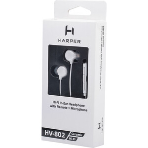 фото Наушники harper hv-802 white