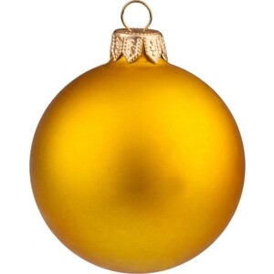 Елочное украшение MOROZCO шар Новогодний 55 мм золото матовый