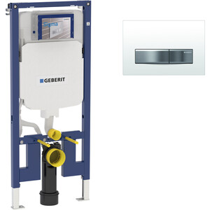 

Инсталляция для унитаза Geberit Duofix Sigma50 с клавишей белый/хром (111.796.00.1, 115.788.11.5), Duofix Sigma50 с клавишей белый/хром (111.796.00.1, 115.788.11.5)