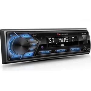 Автомагнитола Nakamichi NQ711B/ 1 din медиа-ресивер, USB, AUX, ВТ, 4*50 Вт, съемная панель, 256 цветов.