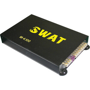 Автоусилитель SWAT M-4.100/ Усилитель аналоговый 4*100 Вт (class AB)