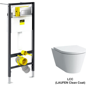 

Комплект унитаза Laufen Kartell LCC с инсталляцией, кнопкой и сиденьем микролифт (8.2033.7.4, 8.9133.3, 792824), Kartell LCC с инсталляцией, кнопкой и сиденьем микролифт (8.2033.7.4, 8.9133.3, 792824)