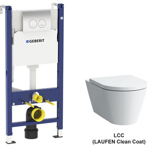 

Комплект унитаза Laufen Kartell LCC с инсталляцией, кнопкой и сиденьем микролифт (8.2033.7.4, 8.9133.3, 458.124.21.1), Kartell LCC с инсталляцией, кнопкой и сиденьем микролифт (8.2033.7.4, 8.9133.3, 458.124.21.1)
