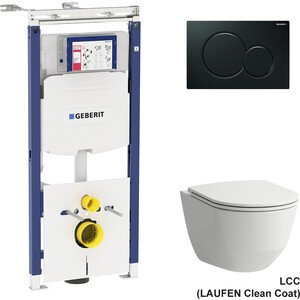

Комплект унитаза Laufen Pro LCC с инсталляцией, кнопкой и сиденьем микролифт (8.2096.5.400, 8.9896.6, 111.362.00.5, 115.770.DW.5), Pro LCC с инсталляцией, кнопкой и сиденьем микролифт (8.2096.5.400, 8.9896.6, 111.362.00.5, 115.770.DW.5)