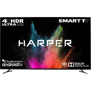 Телевизор HARPER 65U770TS (65, 4K UHD, Smart TV, Android, Wi-Fi, черный)
