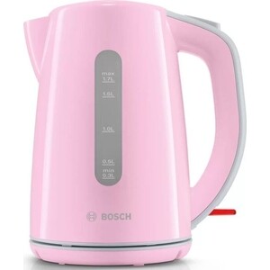 Чайник электрический Bosch TWK7500K чайник электрический bosch twk7500k розовый серый