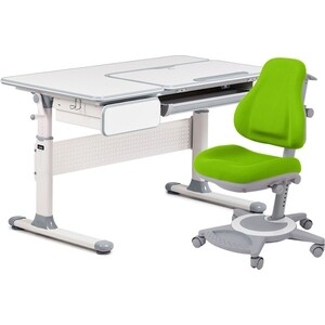 

FunDesk Комплект парта Toru Grey + кресло Bravo Green, Комплект парта Toru Grey + кресло Bravo Green