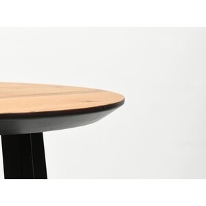 фото Обеденный стол wisti юта 110 натуральный/черный