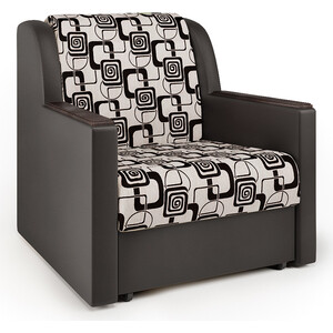 Кресло-кровать Шарм-Дизайн Аккорд Д экокожа шоколад и ромб диван аккордеон шарм дизайн аккорд м 120 шенилл бежевый