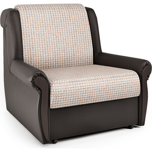Кресло-кровать Шарм-Дизайн Аккорд М корфу беж и экокожа шоколад кресло кровать шарм дизайн аккорд д рогожка бежевый