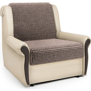 Кресло-кровать Шарм-Дизайн Аккорд М корфу коричневый и экокожа беж кресло кровать артмебель берли корфу 02