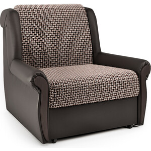Кресло-кровать Шарм-Дизайн Аккорд М корфу коричневый и экокожа шоколад кровать мебелико далия эко кожа коричневый