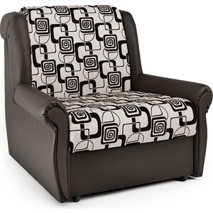 Кресло-кровать Шарм-Дизайн Аккорд М экокожа шоколад и ромб диван кровать шарм дизайн аккорд м 160 экокожа шоколад и серый шенилл