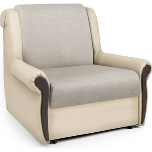 Кресло-кровать Шарм-Дизайн Аккорд М экокожа беж и шенилл беж кресло кровать артмебель берли экокожа