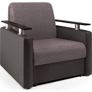 Кресло-кровать Шарм-Дизайн Шарм рогожка латте и экокожа шоколад кресло артмебель джон рогожка коричневый
