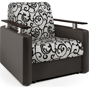 Кресло-кровать Шарм-Дизайн Шарм экокожа шоколад и узоры вешалка шарм дизайн уют 3п венге