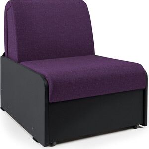 Кресло-кровать Шарм-Дизайн Коломбо БП фиолетовая рогожка и экокожа черный кресло без подлокотников brabix stream mg 314 пятилучие серебристое экокожа серо голубое 532079
