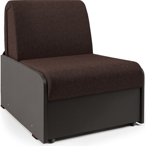 Кресло-кровать Шарм-Дизайн Коломбо БП рогожка шоколад и экокожа шоколад кресло brabix stream mg 314 без подлокотников пятилучие серебристое экокожа бежевое 532078