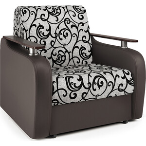 Кресло-кровать Шарм-Дизайн Гранд Д экокожа шоколад и узоры кресло mebel ars гранд бархат шоколадный star velvet 60 cofee ппу кровать
