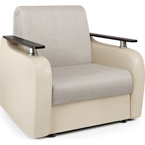 Кресло-кровать Шарм-Дизайн Гранд Д экокожа беж и шенилл беж кресло mebel ars гранд велюр нв 178 17 ппу кровать