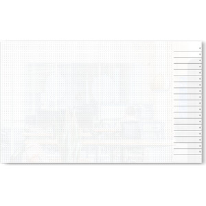 Стеклянный планер дизайнерский планинг Genglass Design D100150-03