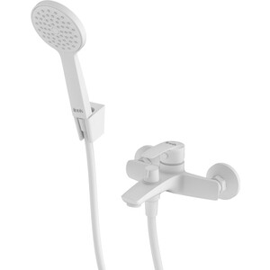 Смеситель для ванны IDDIS Ray с ручным душем, белый матовый (RAYWT02i02) водонепроницаемый держатель для телефона с ручным управлением для ванны