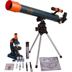фото Набор levenhuk labzz mt2: микроскоп и телескоп