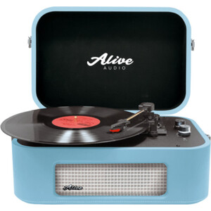 Виниловый проигрыватель Alive Audio STORIES Turquoise c Bluetooth STR-06-TS виниловый проигрыватель alive audio glam noir c bluetooth glm 01 nr