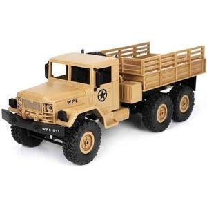 Радиоуправляемый грузовик WPL Army Truck 6WD RTR масштаб 1:16 2.4G - WPLB-16-Yellow