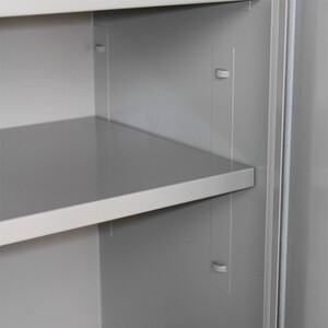 Шкаф металлический для документов Brabix KBS010 2 отделения, сварной (291159)