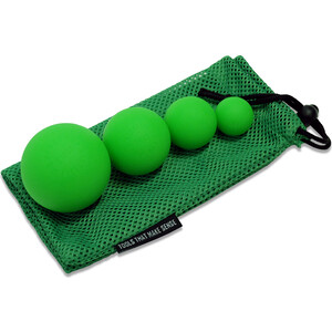 фото Набор массажных мячей original fittools 4 шт. (6,3 см, 5 см, 4 см и 3 см)