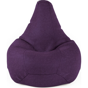 фото Кресло шарм-дизайн груша рогожка фиолетовый