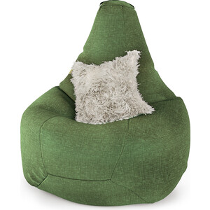 Кресло Шарм-Дизайн Груша рогожка зеленый кресло мешок bean bag груша зеленый микровельвет xl