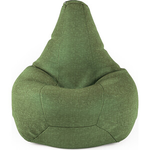 Кресло Шарм-Дизайн Груша рогожка зеленый
