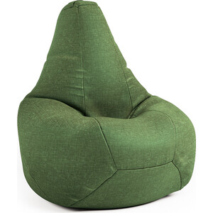 Кресло Шарм-Дизайн Груша рогожка зеленый