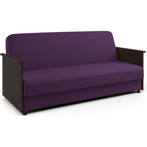 Диван книжка Шарм-Дизайн Лига Д венге рогожка фиолетовый диван угловой мебелико эмир п микровельвет фиолетовый