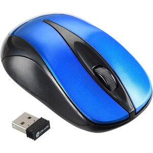 Мышь Oklick 675MW wireless черный/синий 1025918 675MW wireless черный/синий - фото 2