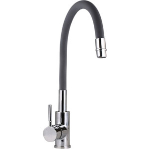 

Смеситель для кухни GROSS AQUA ColorFlex гибкий излив, графит (3241508GR), ColorFlex гибкий излив, графит (3241508GR)
