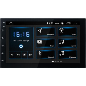 фото Автомагнитола incar universal 7 dta-7707 android 10/1024x600, wi-fi, dsp