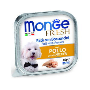 фото Консервы monge dog fresh для собак курица 100 г