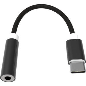 Адаптер Ritmix RCC-032 Black USB-C - Mini Jack 3.5mm (мама), Для подключения наушников с джеком 3.5 мм к мобильным телефонам с USB-C разъемам. переходник аудио luazon jack 3 5 мм 4pin m 2xjack 3 5 3 pin f для микро и наушников