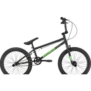 Велосипед Stark Madness BMX 1 (2022) черный/зеленый
