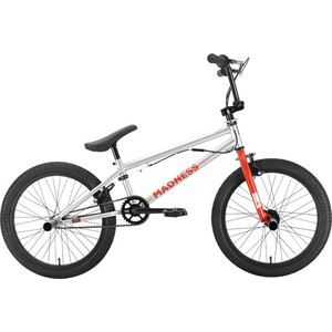 Велосипед Stark Madness BMX 2 (2022) серый/красный