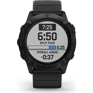 garmin fenix 6x pro black with black band