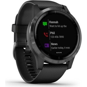 фото Часы garmin vivoactive 4, gps, wi-fi, black/slate, e.eu (010-02174-13)